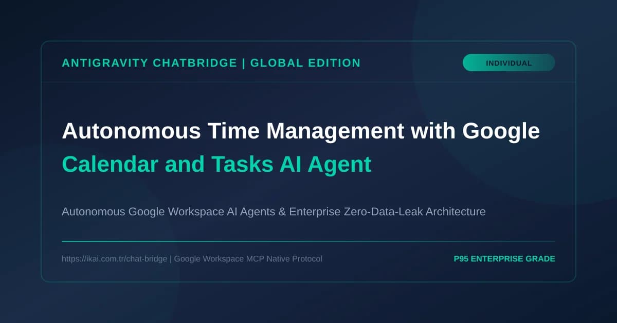Autonomous Time Management with Google Calendar and Tasks AI Agent