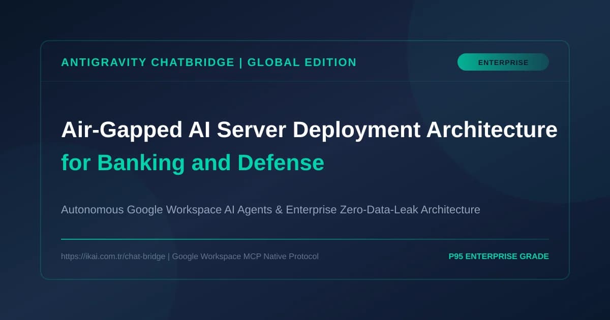 Air-Gapped AI Server Deployment Architecture for Banking and Defense